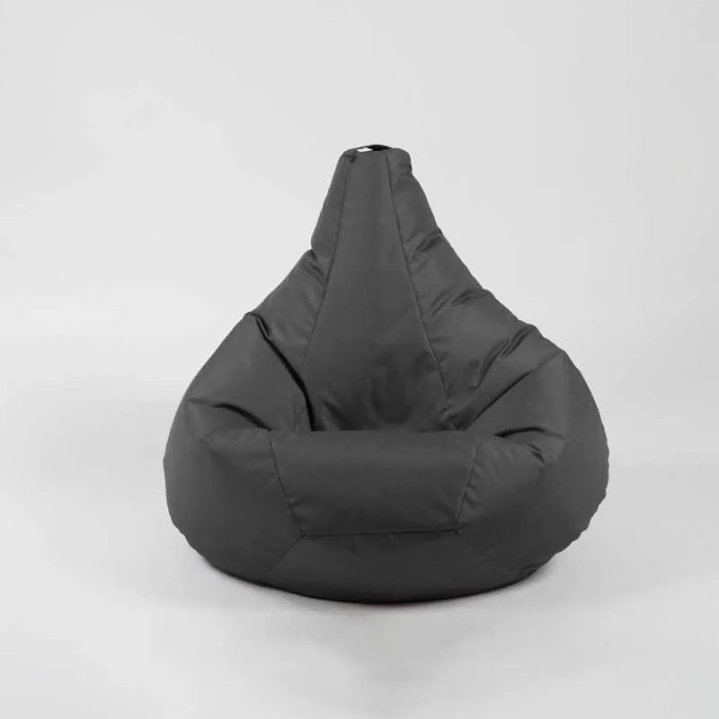 Fotoliu puf copii, Nirvana Light Pufrelax, Material Impermeabil - Gri inchis