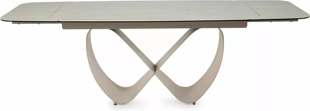 Masa extensibilă Infinity Ceramic bej mat/cașmir L160-240xl95 cm