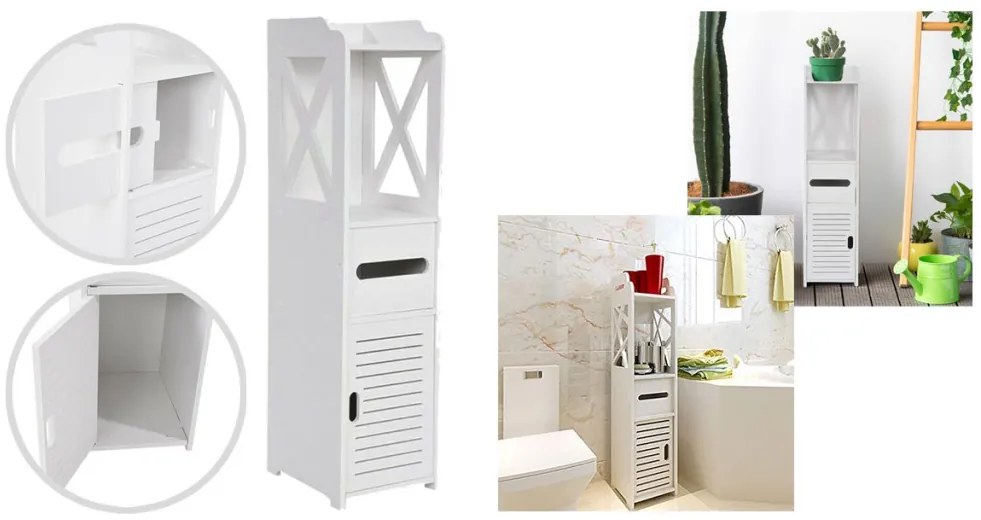 Dulap ingust pentru baie