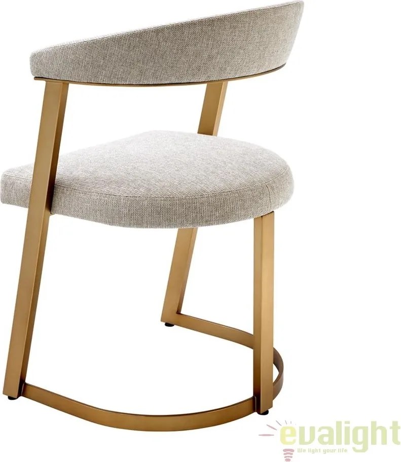Scaun design LUX finisaj alama cu sezut si spatar tapitat Dexter 111473 HZ