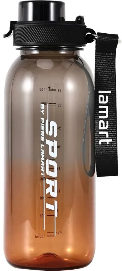 Lamart LT4074 sticlă sport Fit, negru, 1 l