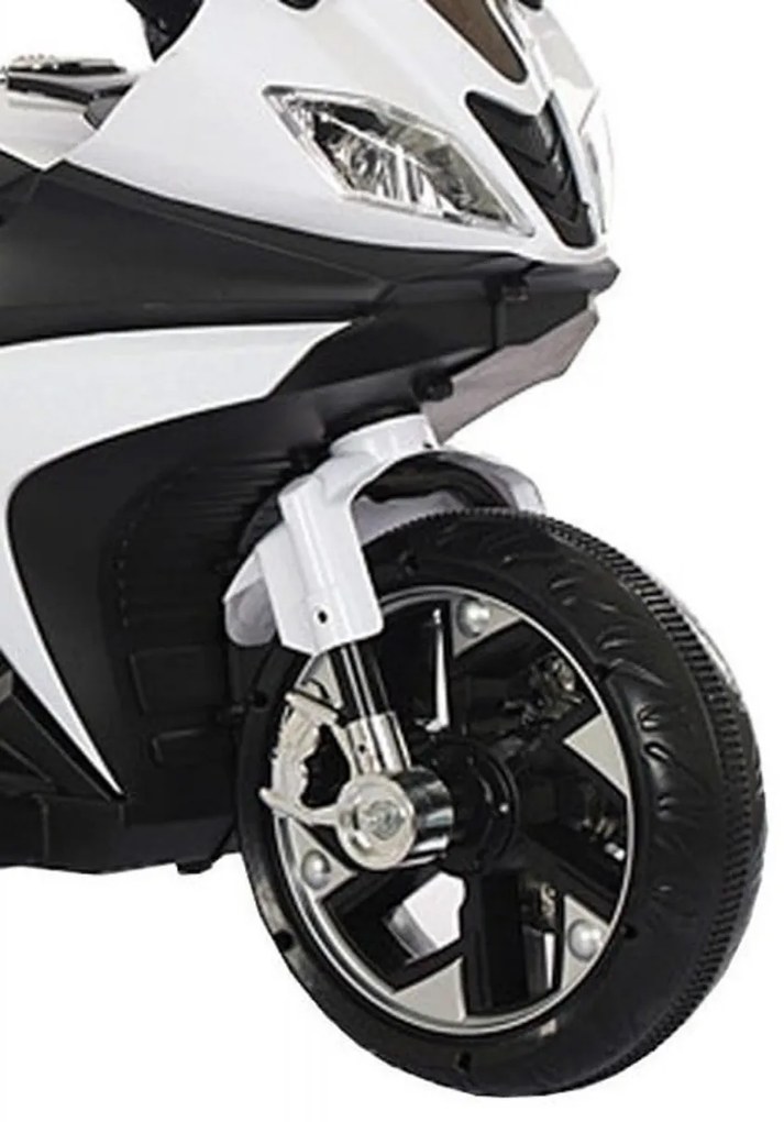 Motocicleta Electrica cu Acumulator Pentru Copii NOVOKIDS™ Karachi Motor, 2-5 ani, max 25 kg, Cu Sunete si Lumini LED, MP3, Trotineta Electrica, 3