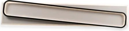 Brilagi - plafonieră LED dimabilă OUTLINE LED/90W/230V 18x100 cm alb/negru +telecomandă