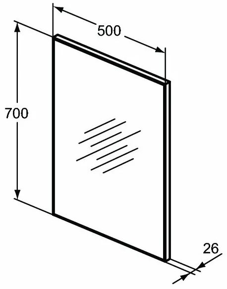 Oglinda Ideal Standard S 50x70 cm