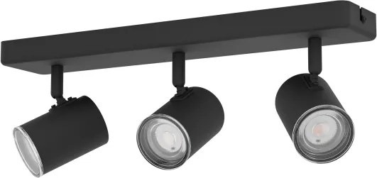 Eglo 901966 - Spot pentru baie CONSUMA 3x GU10/5W/230V IP44 negru