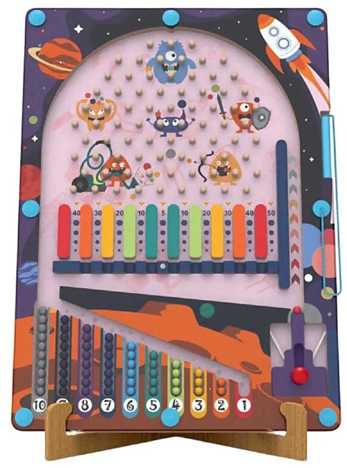 Pinball magnetic 2Kids Toys univers 2 în 1