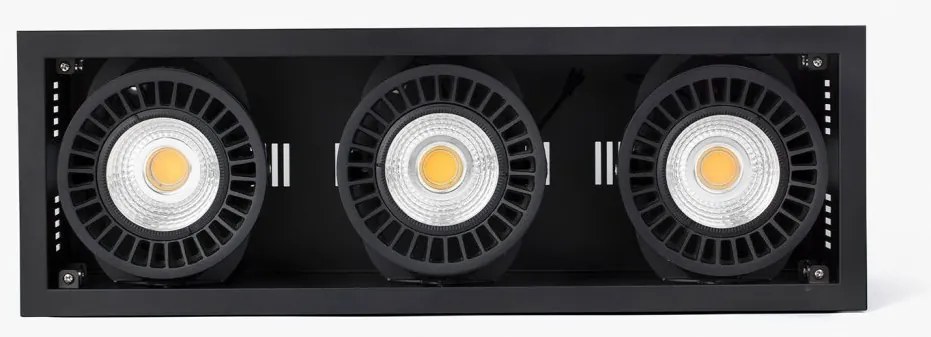 Spot LED incastrabil COLIN-3 Black recessed 72-108W 2700K 56°