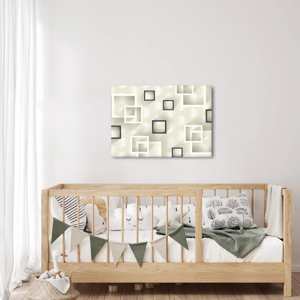 Tablou geometric abstract (70x50 cm)