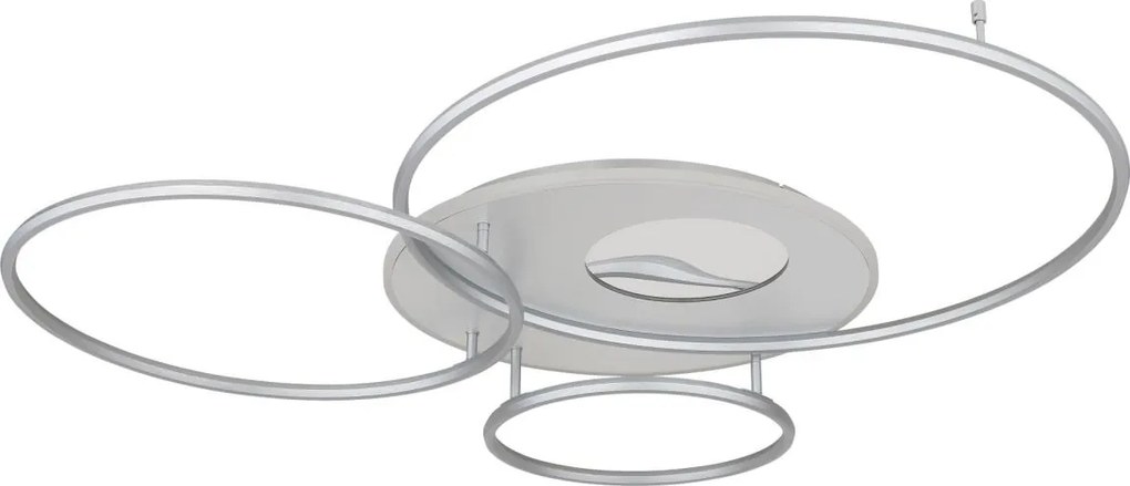 Globo 48466-70ASH-LED St plafonieră INVERTINA 70W/230V Wi‑Fi Tuya crom + telecomandă