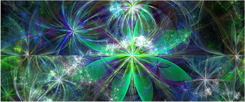 Tablou - Forme geometrice abstracte (120x50 cm)