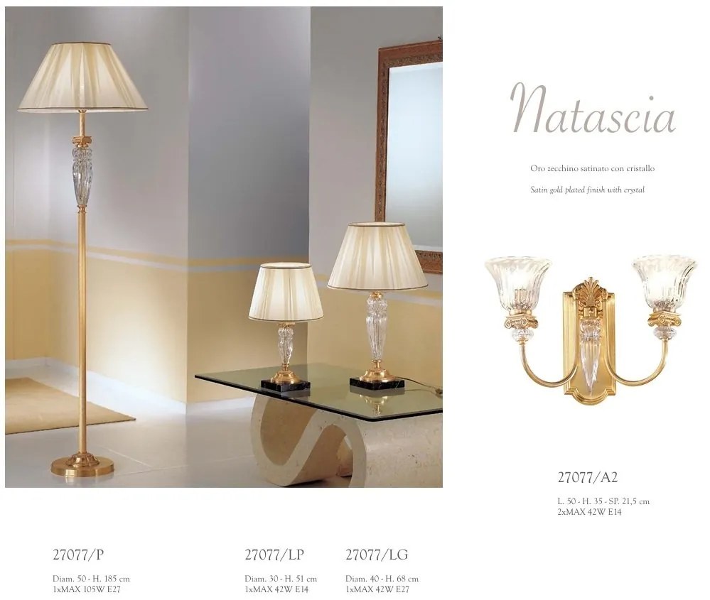 Candelabru LUX design clasic realizat manual Natascia
