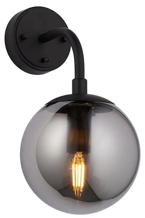 Aplică Endon 106664 ONTARIO 1xE14/7W/230V negru/fumuriu