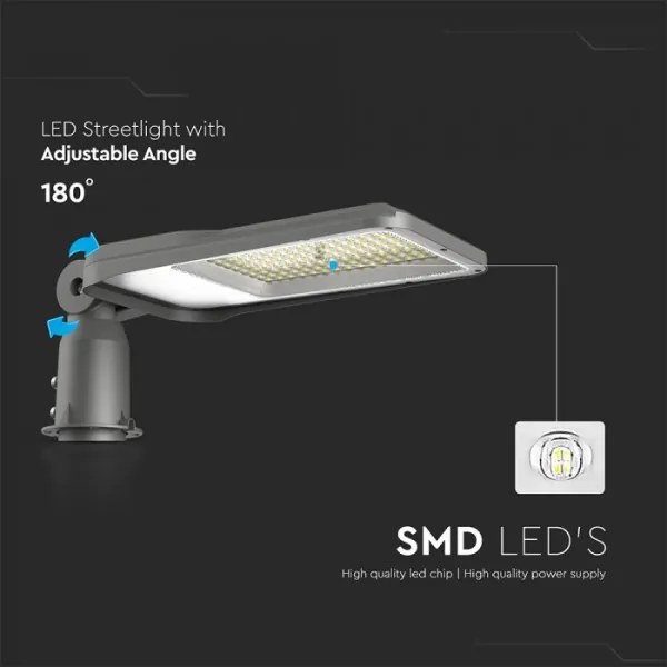Lampă LED stradală SAMSUNG CHIP LED/100W/230V 6500K IP65
