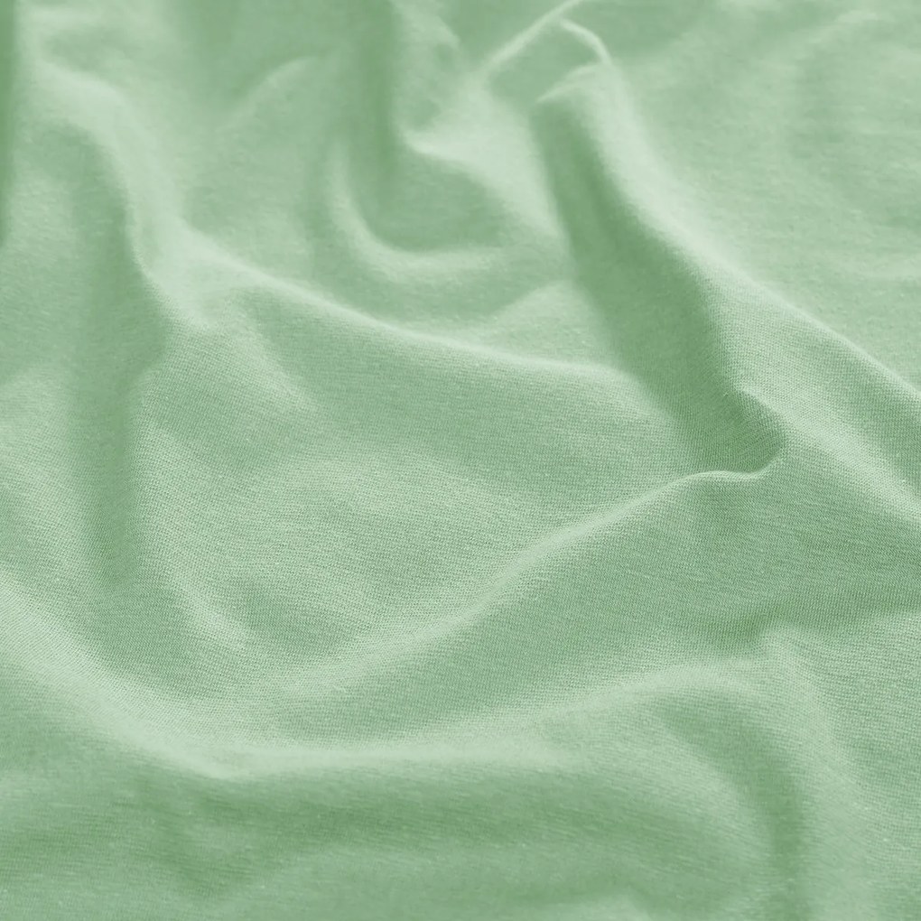 4Home jersey sheet Luxury green , 180 x 200 cm, 180 x 200 cm