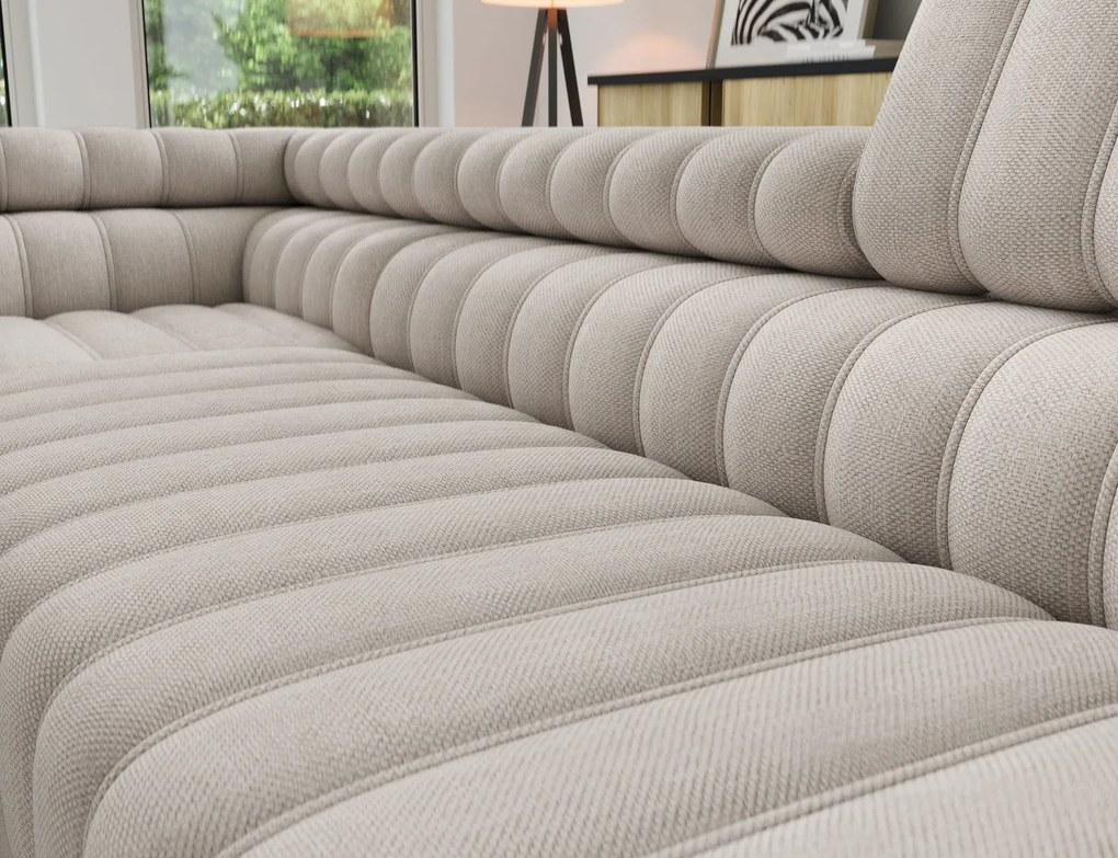 Colțar lemn masiv Kanedo Extensibil 269x204 cm Personalizabil - Dreapta, Nube 20