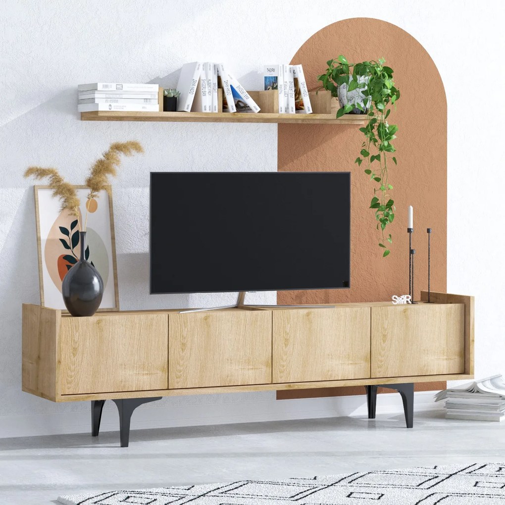 Mobilier living Aliex 1 (stejar zafir). 1063166