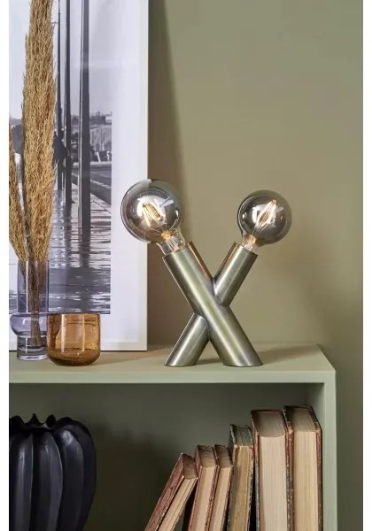 Lampă de masă Markslöjd 108053 SIMUL 1xE27/40W + 1xE14/40W/230V aurie