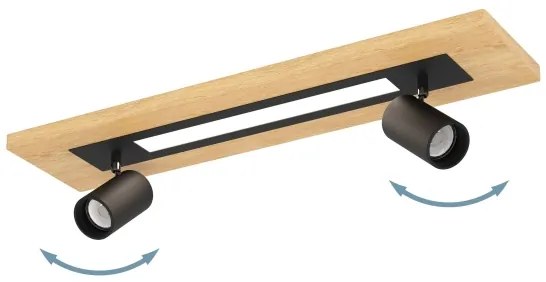 Spot LED Eglo 39748 TORRESTRALLE LED/12W/230V + 2xGU10/4,5W