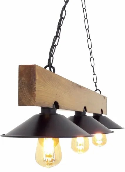 Lustră pe lanț SAPKA 3xE27/60W/230V