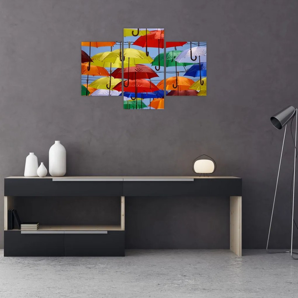Tablou - Umbrele colorate (90x60 cm)