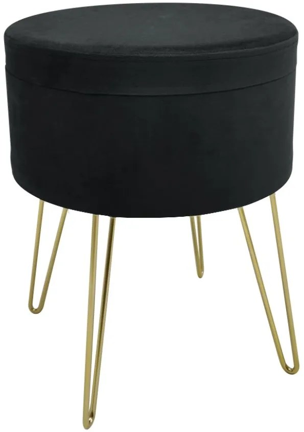 Taburet 36x45cm Royal Black