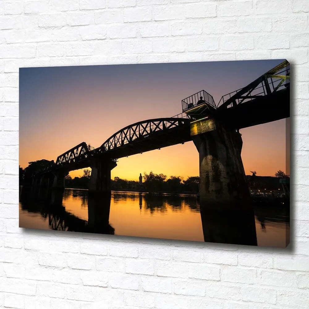 Tablou pe pânză canvas Bridge în thailanda