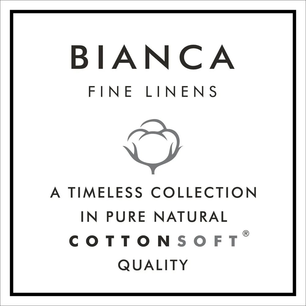 Lenjerie de pat albă din bumbac pentru pat dublu 200x200 cm Oxford Lace – Bianca