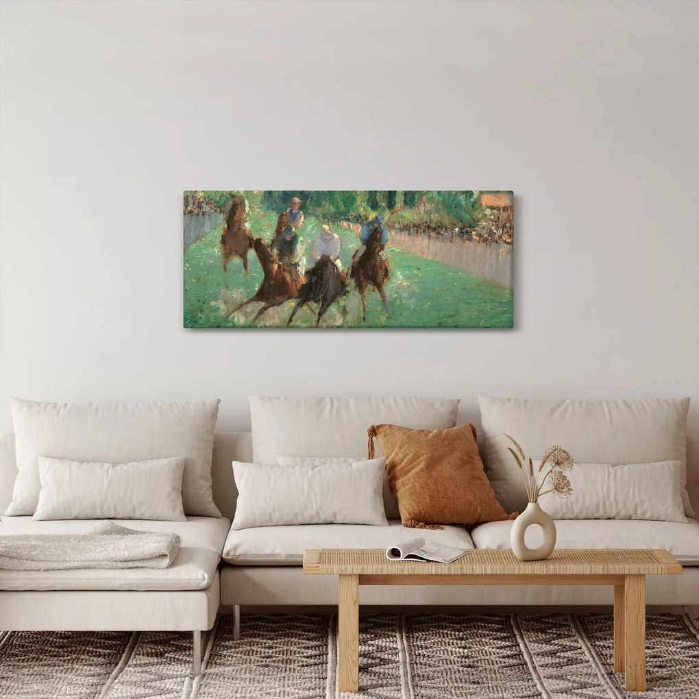 Tablou - Edouard Manet, At the Races, reproducere (120x50 cm)