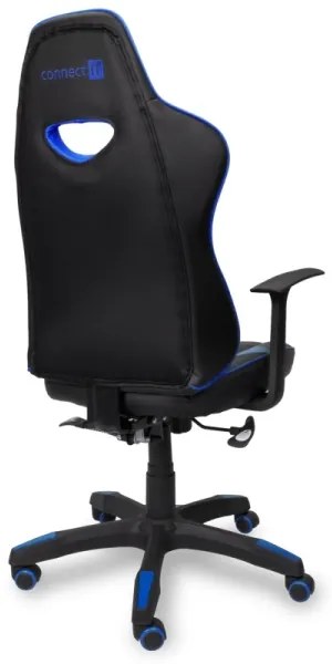 Scaun pentru jocuri video CONNECT IT CGC-0700-BL LeMans Pro negru/albastru