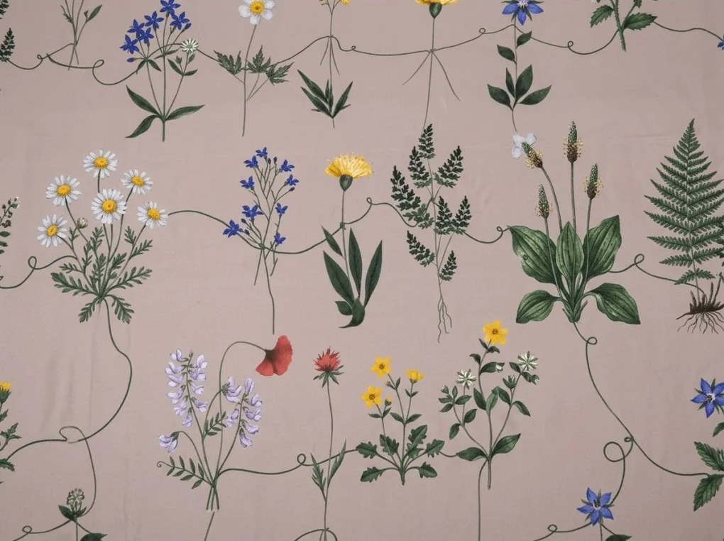 Cearsaf din microfibra HERBAR bej 180x200 cm