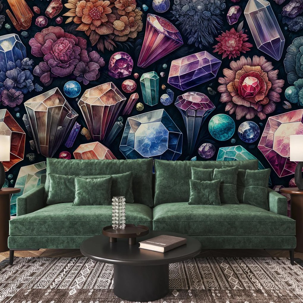 Fototapet - Diamante florale (147x102 cm)