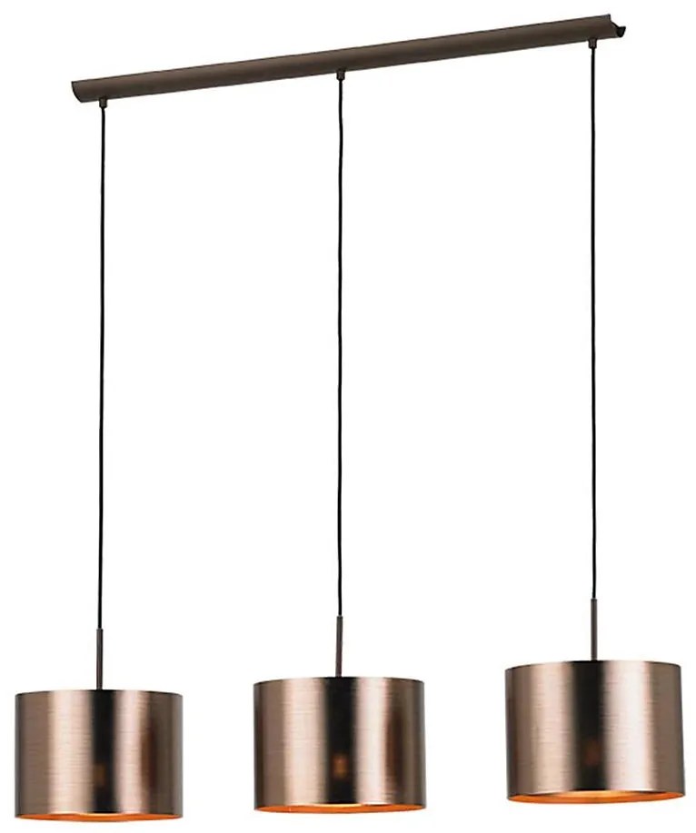 Eglo 39357 - Lampa suspendata SAGANTO 1 3xE27/60W/230V