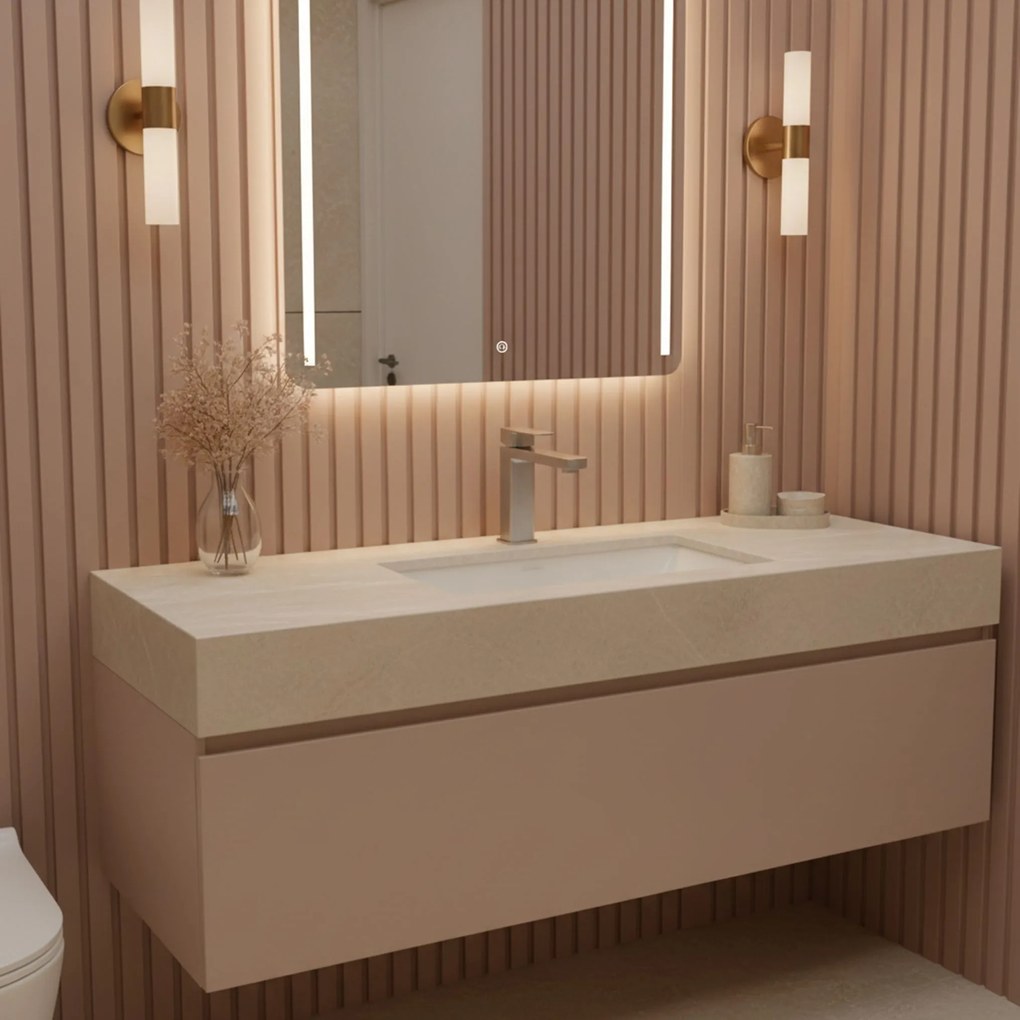 Baterie pentru baie Rea Arlo Brush Nickle