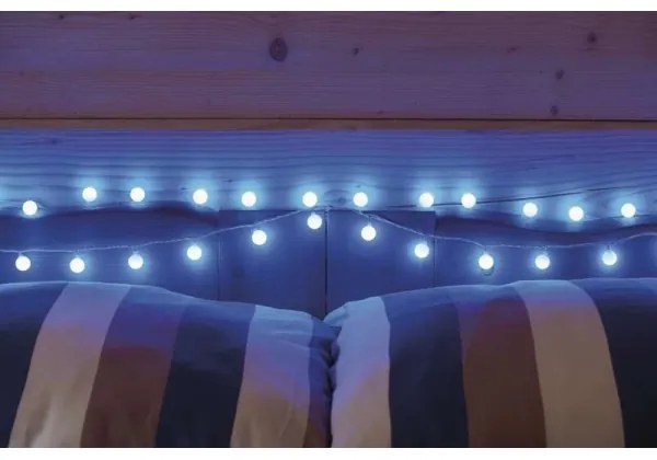 Instalație LED de Crăciun de exterior 40xLED/9m IP44 albastru