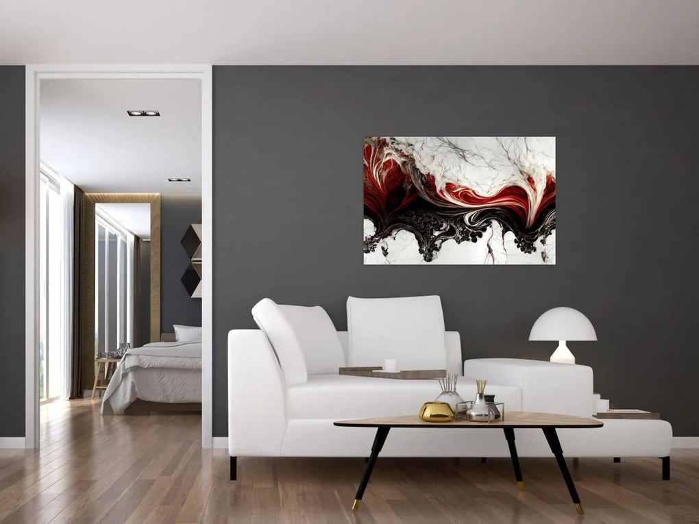 Tablou - Abstract marmură (90x60 cm)