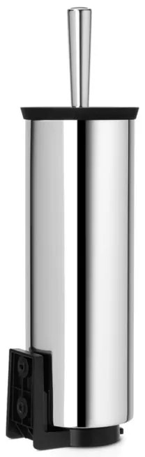 Perie pentru toaleta Brabantia Profile 90300284, 43 cm, Perie complet acoperita, Montabil pe perete, Inox