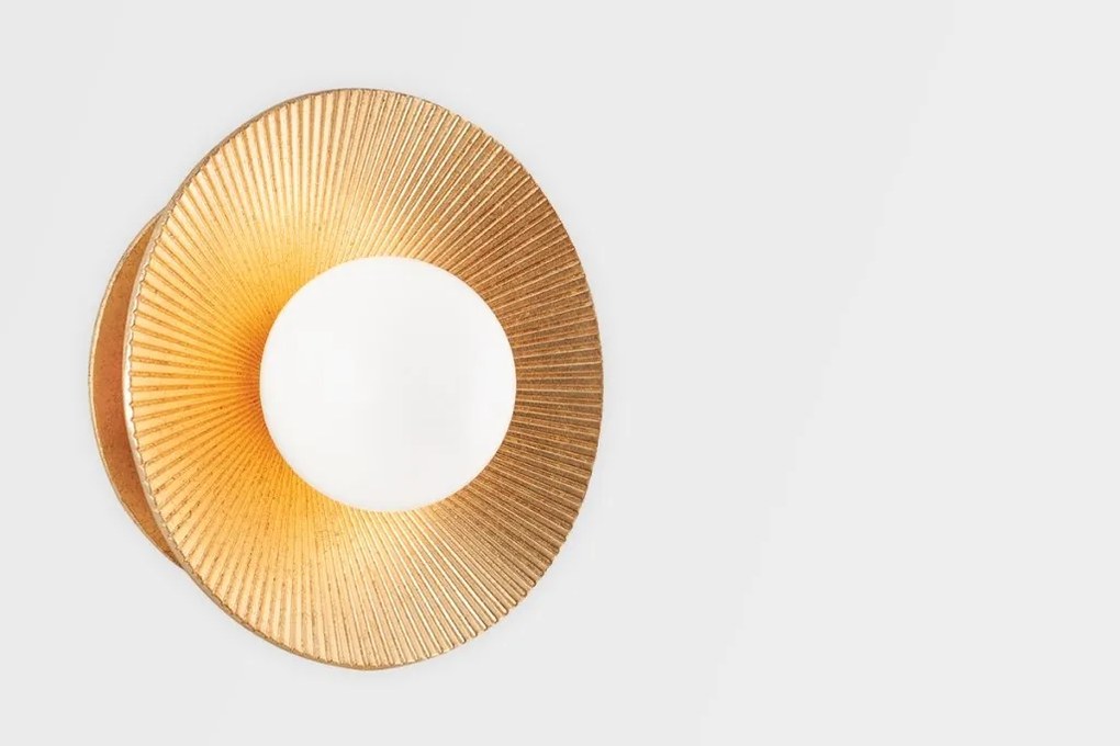 Aplica de perete LUX realizata manual, design modern EMERALD, cu o sursa de lumina