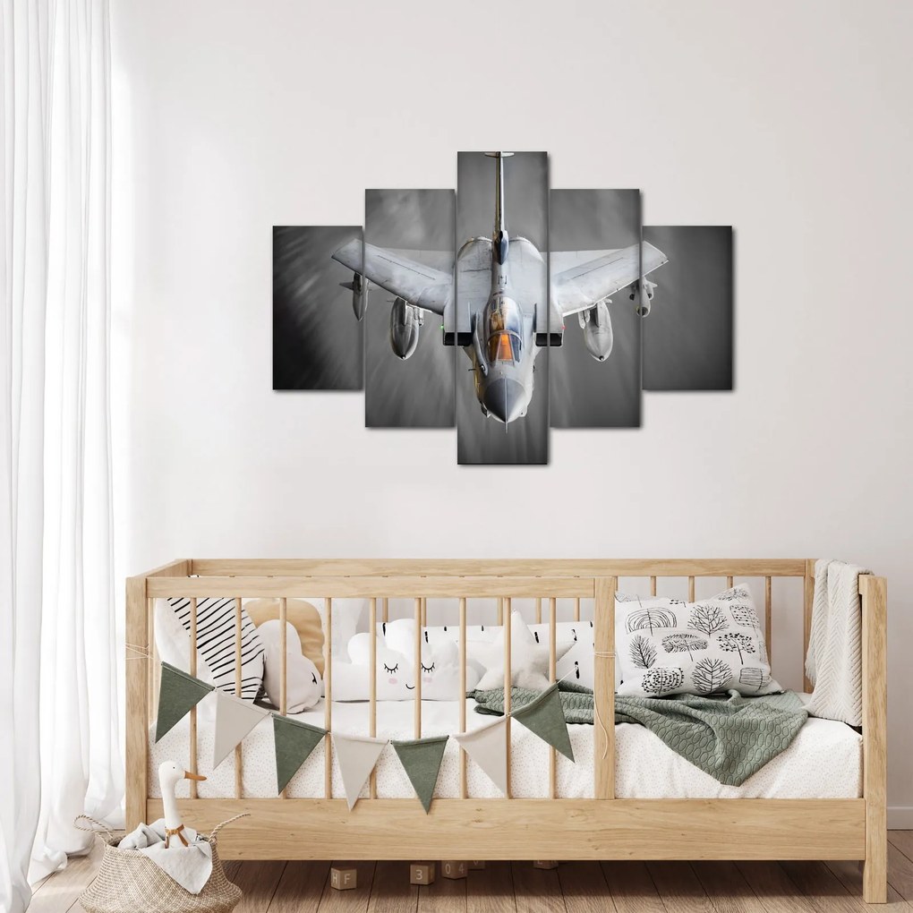 Tablou - Avion de vânătoare (150x105 cm)