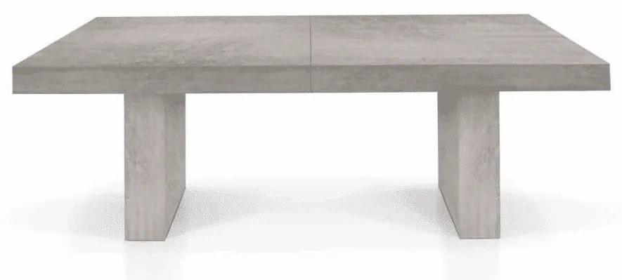 MASA EXTENSIBILA BIG FAMILY II, picior drept - STEJAR AURIU - 180 cm / 100 cm / 77 cm