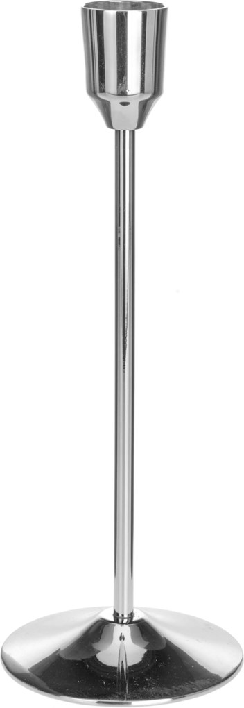 Sfesnic pentru 1 lumanare, nichel, 20 cm