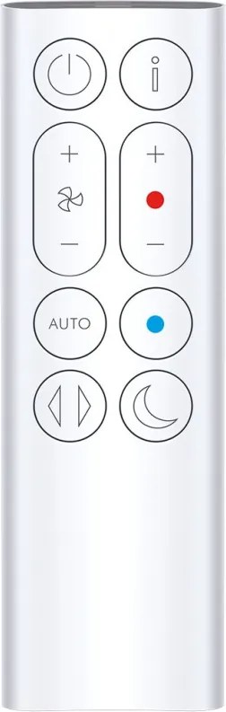 Purificator de aer 2in1 Dyson Purifier Hot+Cool HP1 544826-01, Incalzire/Racire, 50 W, 30 m2, 287 l/s, 10 viteze, Air Multiplier™, Wi-Fi, Bluetooth, Oscilatie, Alb/Argintiu