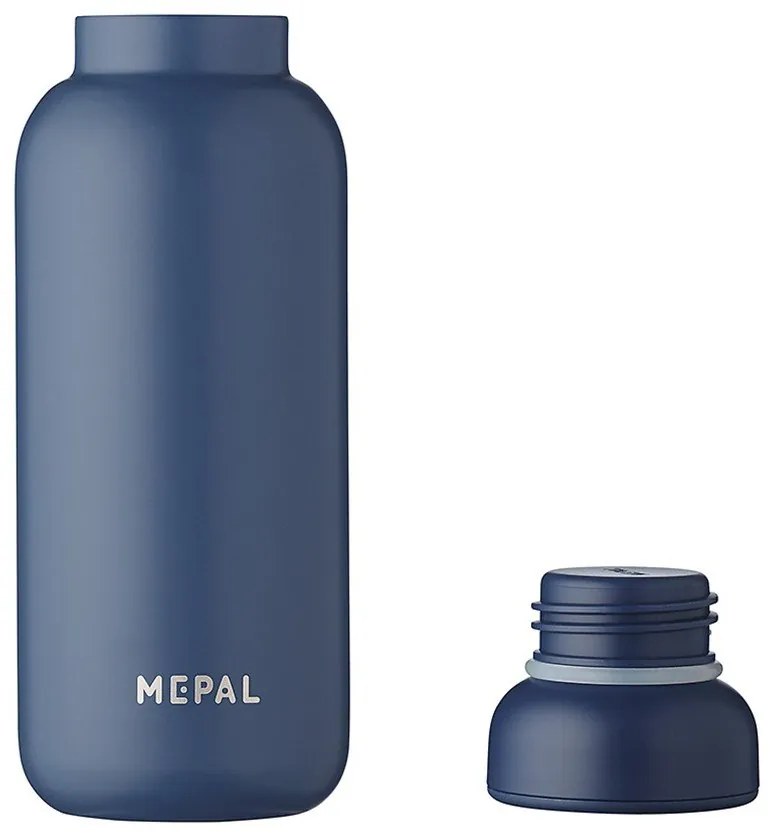 Sticlă albastru-închis din oțel inoxidabil 350 ml Nordic denim – Mepal