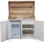 Mobila bucatarie  CHICINETA MICA, L130 60 H115 cm, lemn masiv