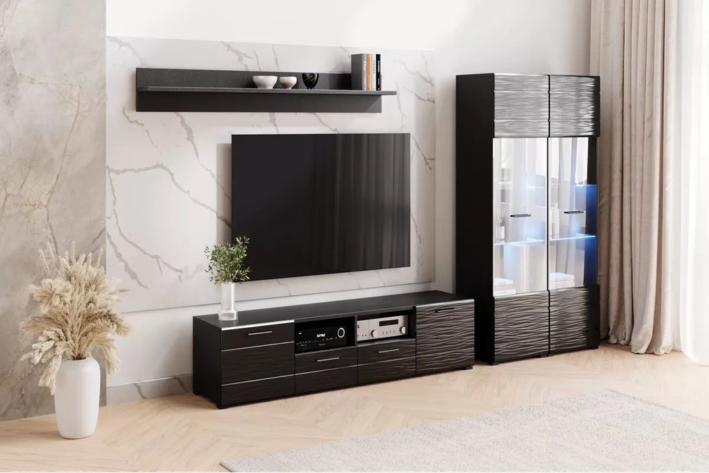 Set mobilier living Factor 1 - negru