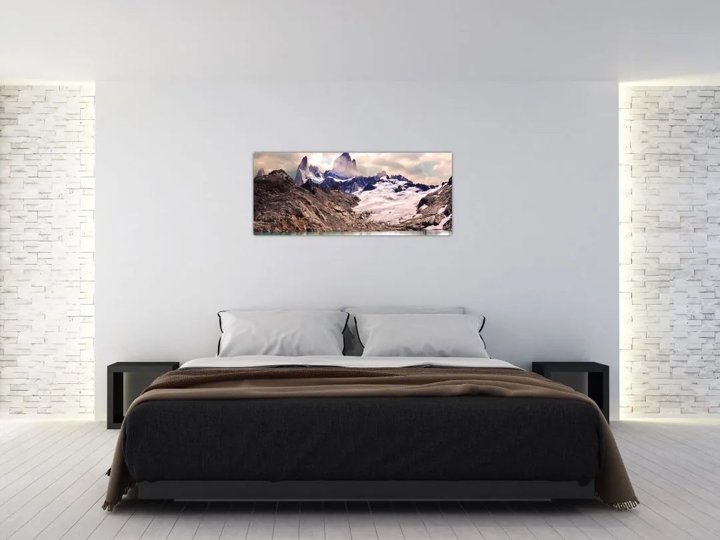 Tablou cu lac montan (120x50 cm)