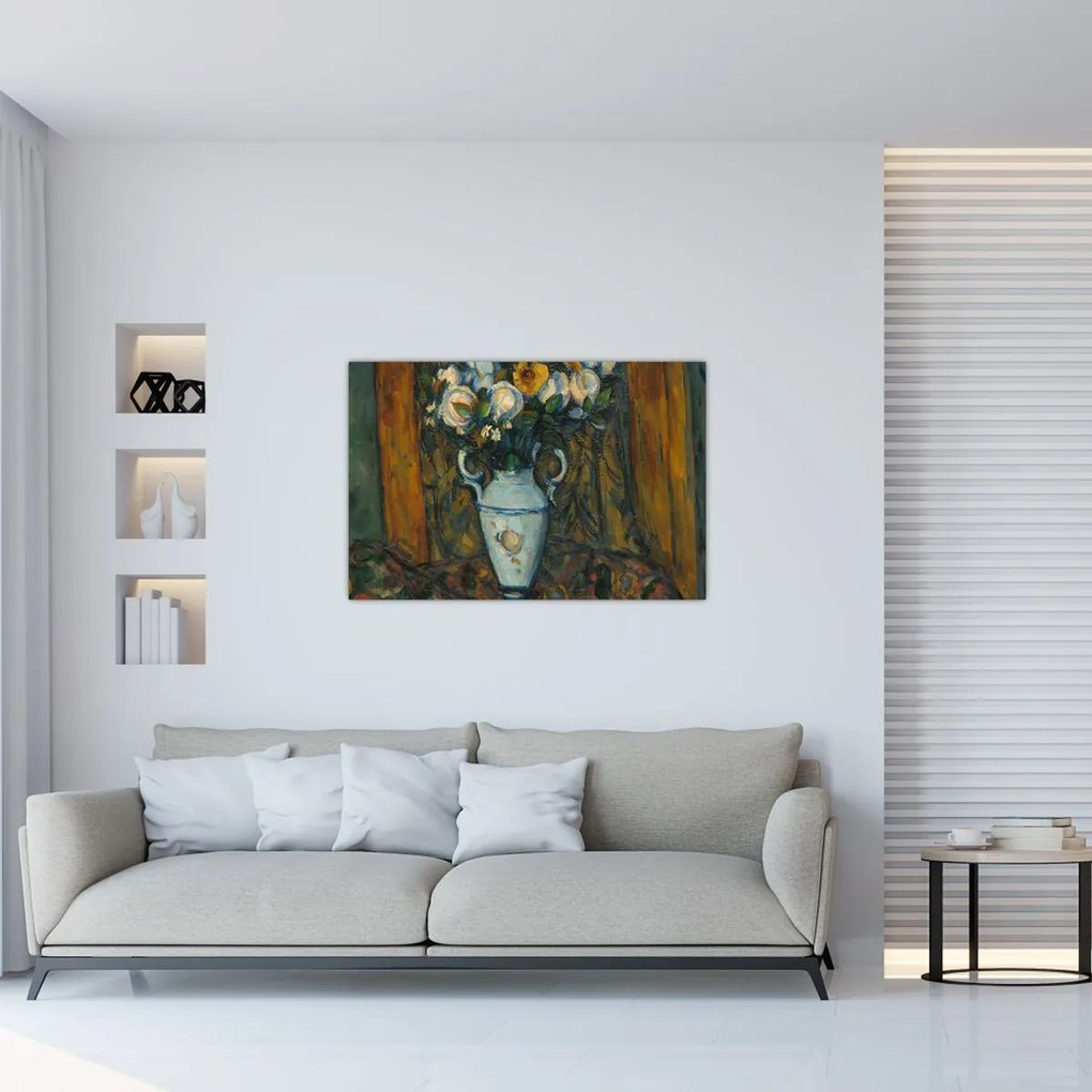 Tablou - Paul Cézanne, Vase of Flowers, reproducere (90x60 cm)