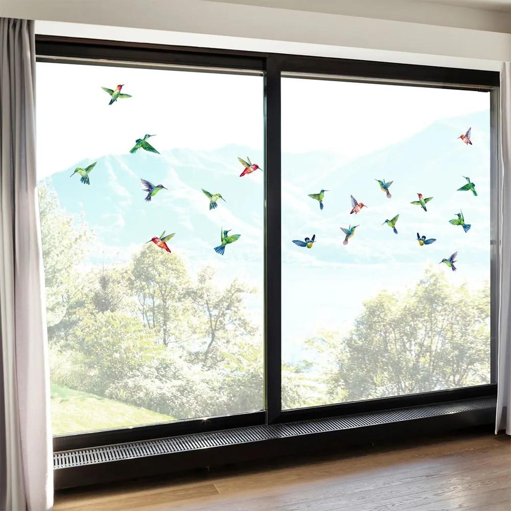Autocolante pentru geam 20 buc. 40x60 cm Hummingbirds – Ambiance