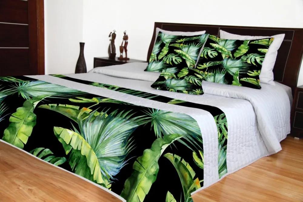 Cuvertură de pat matlasată culoarea gri Lăţime: 220 cm | Lungime: 240 cm