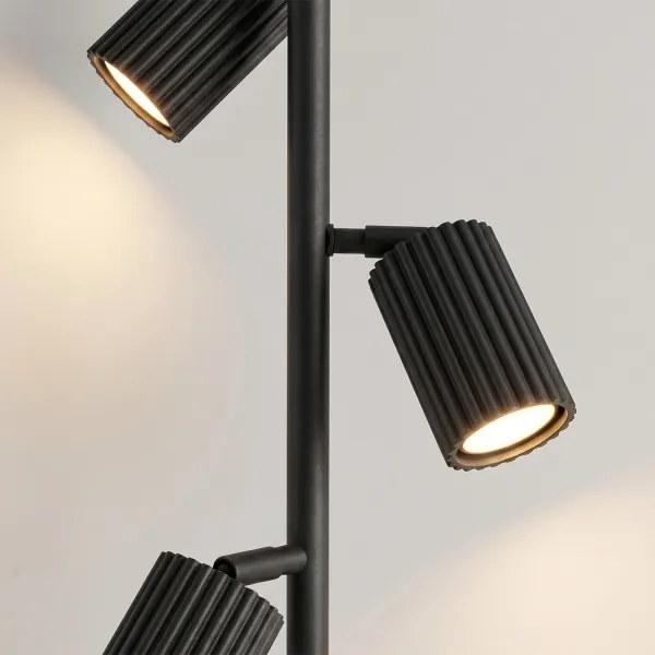 Sollux SL.2016 - Lampadar KARBON 3xGU10/10W/230V negru