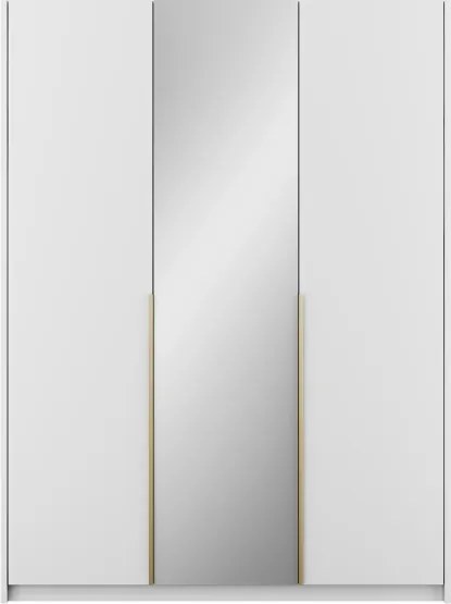 Dulap Alera III Hinged – cu oglindă – 148x58x204 cm – Alb – Alera III Hinged Dulap – Varianta 2